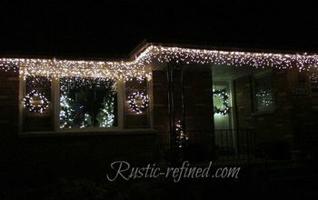 Hang Outdoor Holiday Lights Quickly Tutorial