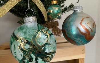 How to Hydro Dip Ornaments to Create Keepsakes