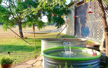 How to Install a Stock Tank Pool With a Waterfall