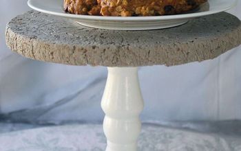 How to Make A Beautiful Concrete Cake Stand Using Quikrete