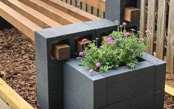 How To Make A DIY Concrete Block Planter Box