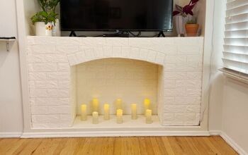 How to Make an Easy DIY Foam Fireplace Without Using Power Tools