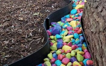 How to Make DIY Rainbow River Rocks For a Magical Yard Decor Idea