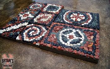 How To Make Mosaic Rock Pavers!