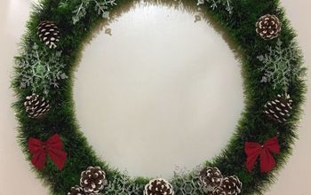 Hula Hoop Christmas Wreath