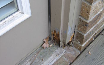 Repairing rotted door jambs.