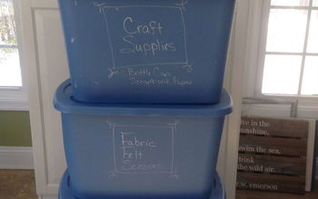 Label Your Storage Tubs With Chalk Markers