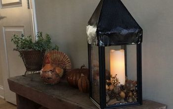 Lantern Made From Dollar Store Finds