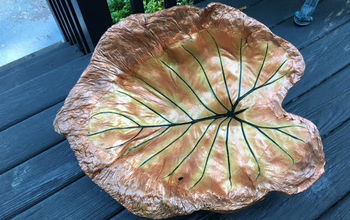 Elephant Ear Bird Bath