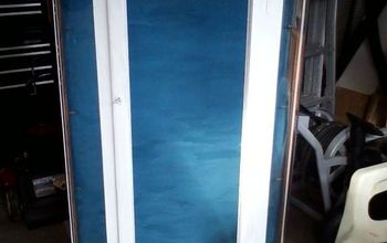 Need ideas for curio door to replace broken glass please!!