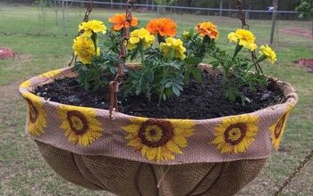 No More Coconut Liners for My Hanging Baskets! 2017