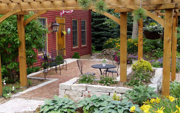 "No Porch... No Problem" ~ Create the "Porch Feeling" with a patio in the front yard, perfect for meeting and greeting!