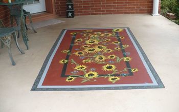 Painted Porch Rug