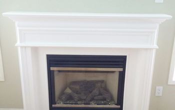 Painting Your Oak Mantel White!