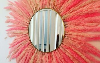 Pampas Grass Mirror Diy