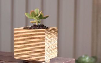 Plywood Flower Pot