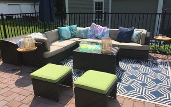 Pool Patio Makeover- How We Doubled the Space