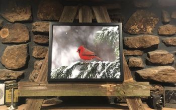 Quick Fireplace Mantle Easel