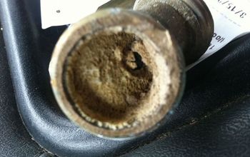 Sediment in a hot water heater.