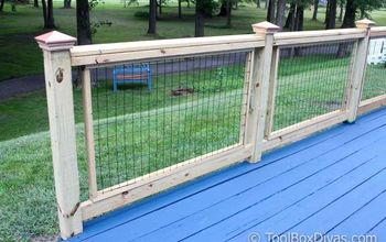 Simple Easy Custom DIY Deck Railings