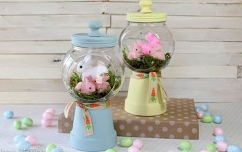 Spring Bunnies DIY Gumball Machine Craft