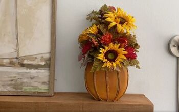 How to Make a Cute Tide Pod Container Pumpkin Centerpiece