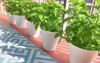 Trash Can Flower Pot Planters