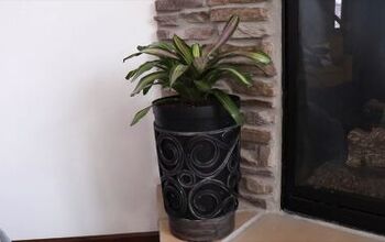 How to Make a Decorative Trash Can Planter in Minutes