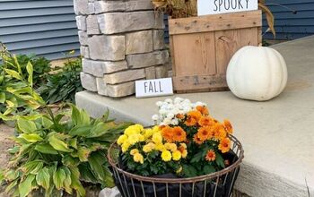 Turn Your Wire Basket Into a Flower Pot