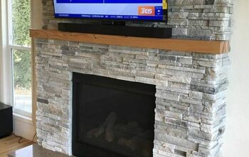 Ugly Fireplace Makeover – Before and After