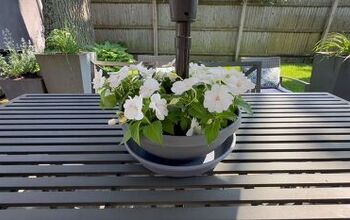 How to Make an Umbrella Planter: A Versatile Outdoor Table Centerpiece