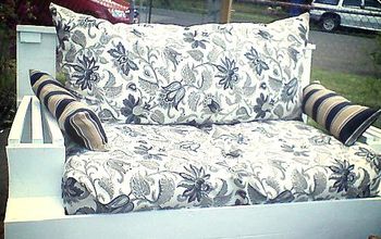 Upcycle Indoor Love Seat to Outdoor Couch