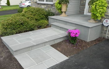 Updating Front Entrance With Flagstone