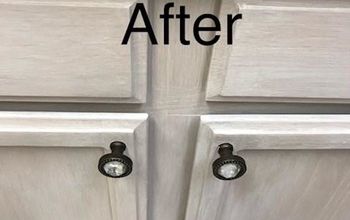 Whitewashing Kitchen Cabinets