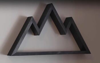 Your Easy Guide to Making DIY Floating Shelves Shaped Like Mountains